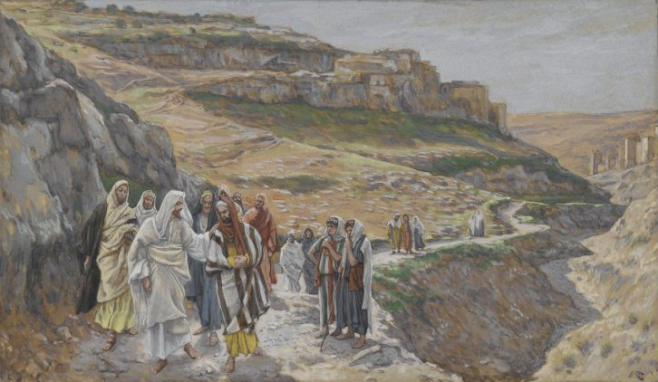 Jesus conversing with His disciples, emphasizing His humanity and presence among them